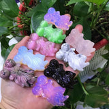1 Pc Natural Stone Goldfish Carved Animal Crystal Craft Decoration Ornament