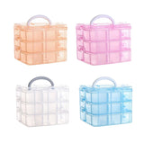 3 Tier Removable Clear Plastic Jewellery Storage Box