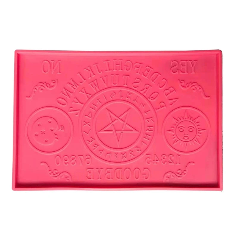 Ouija Board Planchette Divination Large Tray Resin Silicone Molds