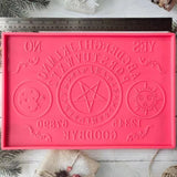 Ouija Board Planchette Divination Large Tray Resin Silicone Molds