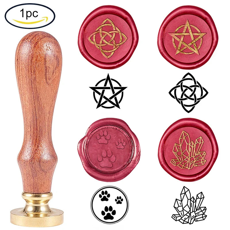 1 Pc Wax Seal Stamp Vintage Retro Sealing Stamp