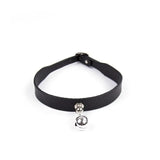 Punk Lady Gothic Leather Choker Heart Chain Spike Rivet Buckle Collar Necklace