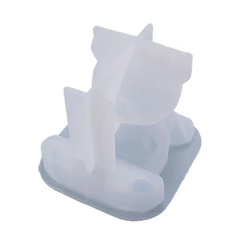 Resin Crystal Epoxy Mold 3D Bear Phone Holder Silicone Mould