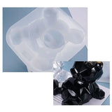 Resin Crystal Epoxy Mold 3D Bear Phone Holder Silicone Mould