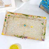 Retro Flower Silicone Mould Jewelry Storage Craft Making Case Mold