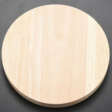 Wooden Round Ring Holder Display Tray Jewelry Showcase