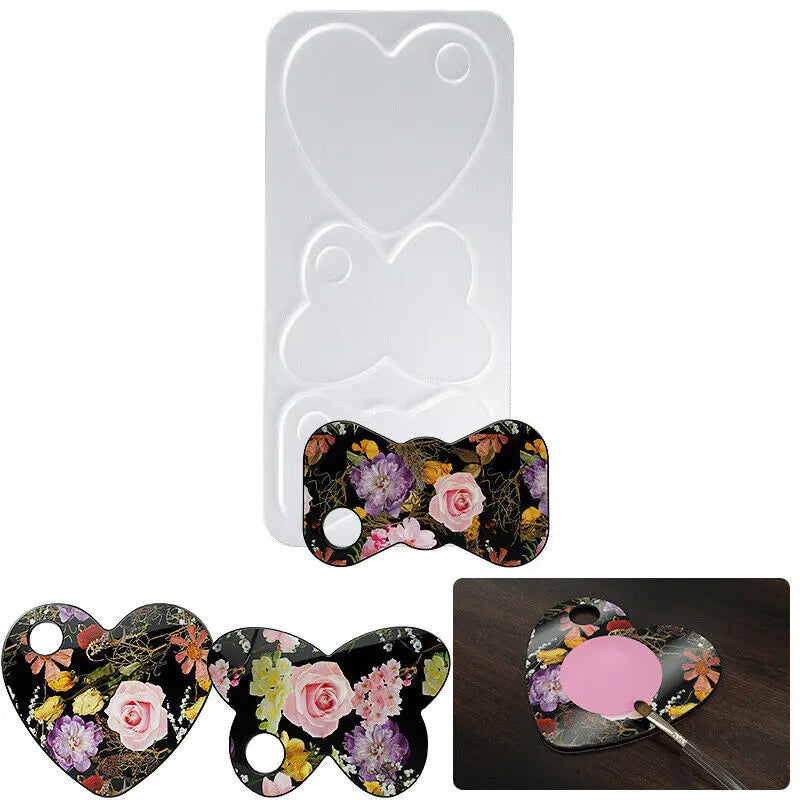 Silicone Resin Casting Mold Nail Art Palette