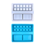 Silicone Palette Resin Mold Paint Tray DIY Handicraft Epoxy Casting Mould