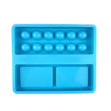 Silicone Palette Resin Mold Paint Tray DIY Handicraft Epoxy Casting Mould