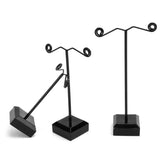 Mini Metal Earring Holder Acrylic Hook Hanger Counter Box Jewelry Storage Bag