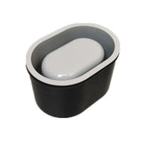 Small Oval Flowerpot Mold for Succulent Plants Resin Casting