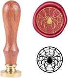 Spider Web Wax Seal Stamp Halloween Party Invitation Sealing Stamp 25mm