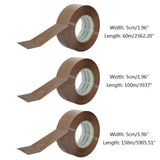 Strong Waterproof Parcel Wide Tape Low Noise Packaging Box Adhesive Sealing