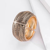 Vintage Metal Cuff Bangle Punk Gothic Wide Bracelet Jewelry For Lady