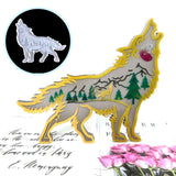 Wolf Totem Epoxy Mould for Gothic Wall Decor