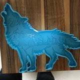 Wolf Totem Epoxy Mould for Gothic Wall Decor