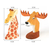 Wooden Animal Sunglasses Eyeglasses Stand Holder Jewelry Display Rack