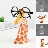 Wooden Animal Sunglasses Eyeglasses Stand Holder Jewelry Display Rack