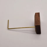 Wooden Base Alloy Pole Bracelet Earring Stand JA0444