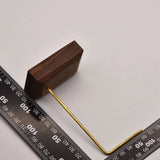 Wooden Base Alloy Pole Bracelet Earring Stand JA0444