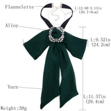 Exaggerated Chiffon Necklace for Women Rhinestone Bohemian Neck Chain