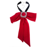 Exaggerated Chiffon Necklace for Women Rhinestone Bohemian Neck Chain