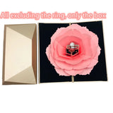 3D Paper Rose Flower Ring Box Engagement/Wedding Ring Surprise