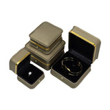 Phnom Penh PU Leather Jewelry Box Pink/Gold Ring Necklace Bangle Box