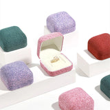 6.6x6.6x4cm Arch Iron Jewelry Box in Red/Purple/Green/Blue/Pink