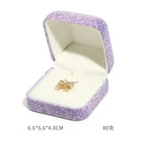 6.6x6.6x4cm Arch Iron Jewelry Box in Red/Purple/Green/Blue/Pink