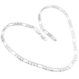 925 Silver 4MM Chain Necklace 16-30 Inch Length
