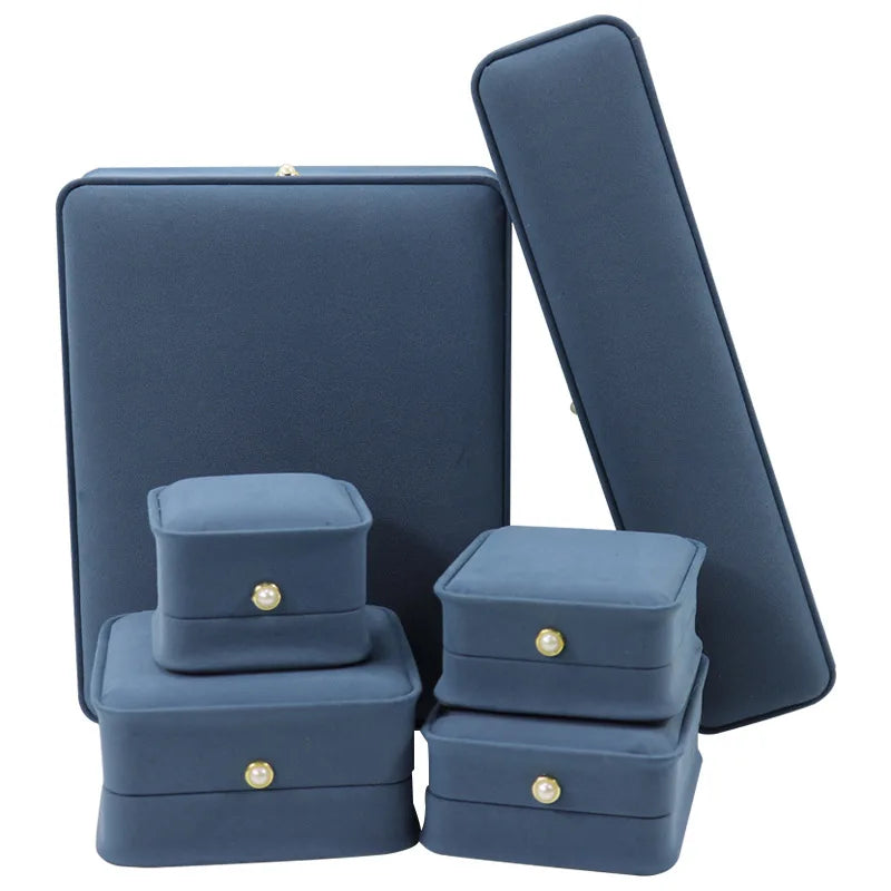 1 Pcs PU Leather Jewelry Gift Box Wedding Gift Display Box