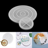 Bottom Plate UV Silicone Epoxy Resin Mold Tea Cup Coaster DIY Crafts