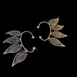 Elf Ear Cuff Maple Leaf Zircon Earring Fairy Cosplay