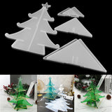 Christmas Tree Epoxy Resin Mold - Big Storage Box Silicone Mold