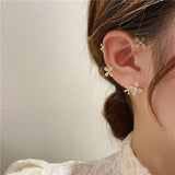 Butterfly Star Ear Clips Zircon Ear Cuff Women Jewelry