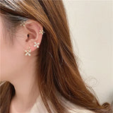 Butterfly Star Ear Clips Zircon Ear Cuff Women Jewelry