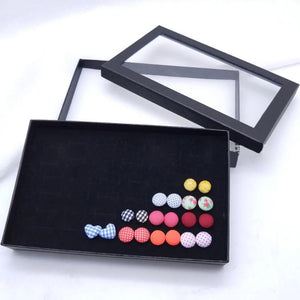 Practical 36 Slots Ring Storage Jewelry Organizer Holder with Transparent Window