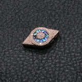 CZ Shell Eye Charms Pendants Copper Jewelry Making