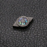 CZ Shell Eye Charms Pendants Copper Jewelry Making