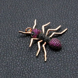 High CZ Stone Ant Insect Pendant for DIY Jewelry