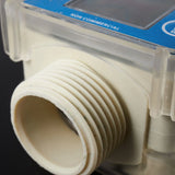 K24 Lcd Turbine Digital Fuel Flow Meter for Chemicals Water