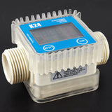 K24 Lcd Turbine Digital Fuel Flow Meter for Chemicals Water