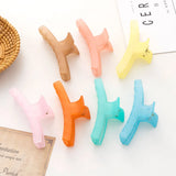 Acrylic Frosted Hair Clips Large Geometry Headwear for Girl Hair Accessories