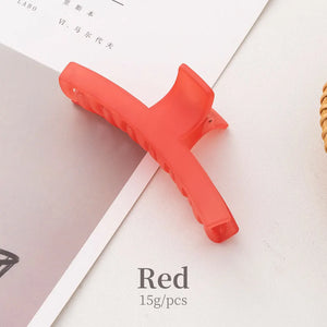 Acrylic Frosted Hair Clips Large Geometry Headwear for Girl Hair Accessories