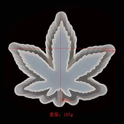 Maple Resin Mold, Weed Ashtray Silicone Molds, Leaf Tray Mold for Crafts