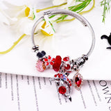 European Style Crystal Pendant Dolphin Bracelet