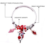 European Style Crystal Pendant Dolphin Bracelet