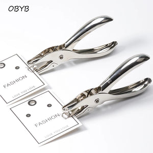 Metal Single Hole Puncher for Scrapbooking 3/6mm Hole Size