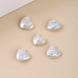 Natural Baroque Freshwater Pearl Heart Bead Necklace